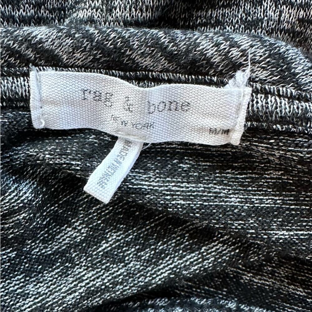 Rag & Bone Hudson Long Sleeve Tee in Black Heather EUC - Picture 5 of 11
